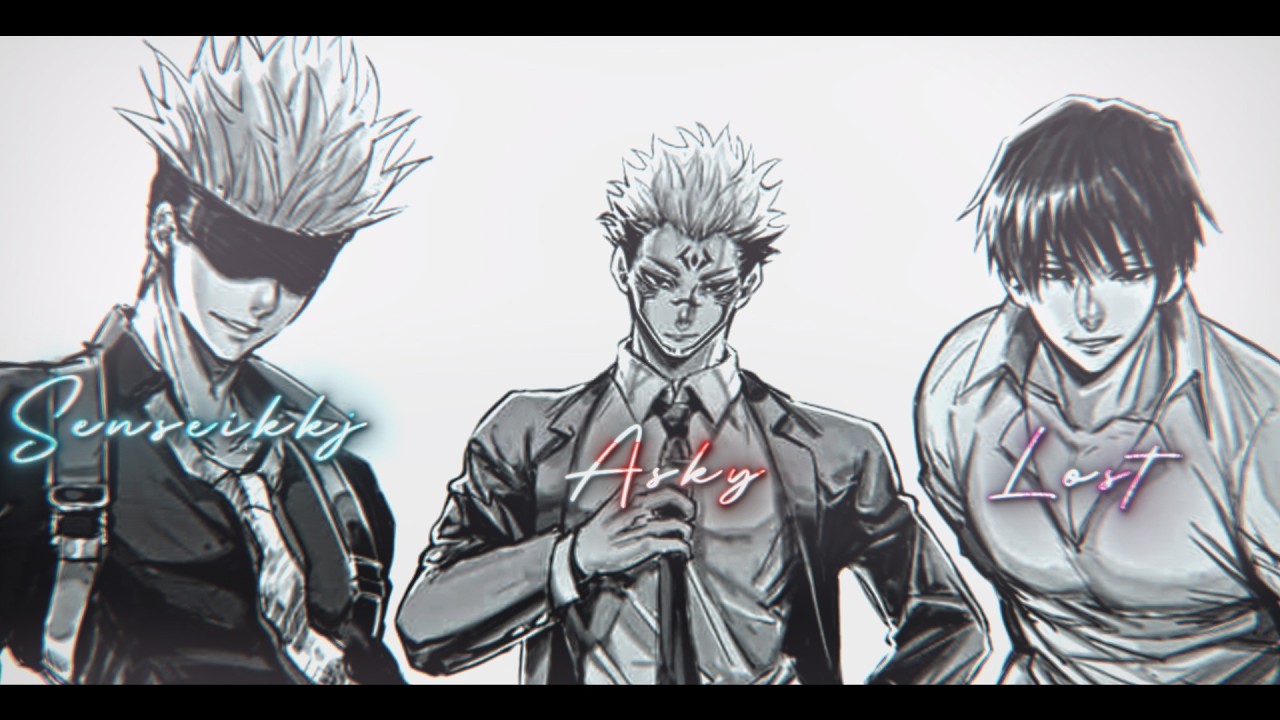 The Big 3 Of Jujutsu Kaisen - Toji, Sukuna and Gojo Edit ft.@lostmitege @senseikkj7184