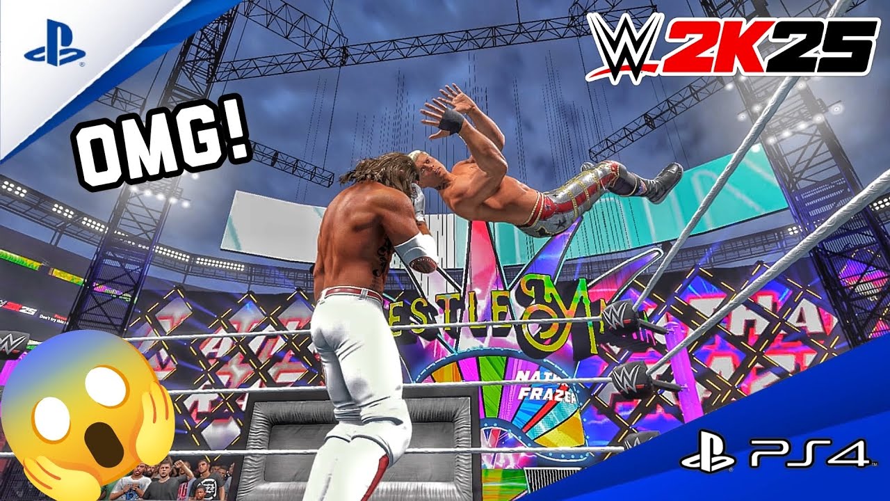 WWE 2K25 - AJ Styles Vs Cody Rhodes | Universal Championship - Casket Match WrestleMania 34 | PS4™