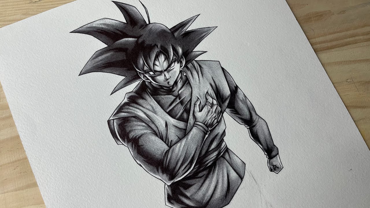 How to Draw Black Goku | Part-2 | Dragon Ball