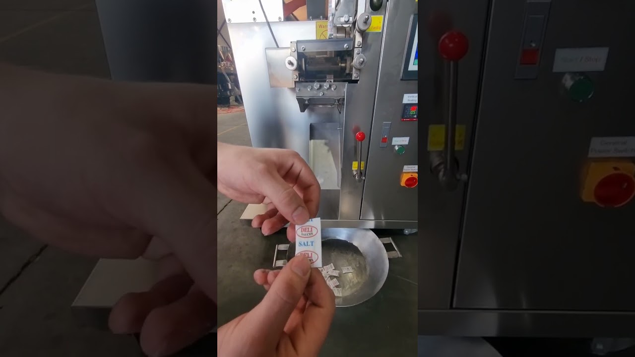 Fully Automatic Salt & Pepper Sachet Packaging Machine