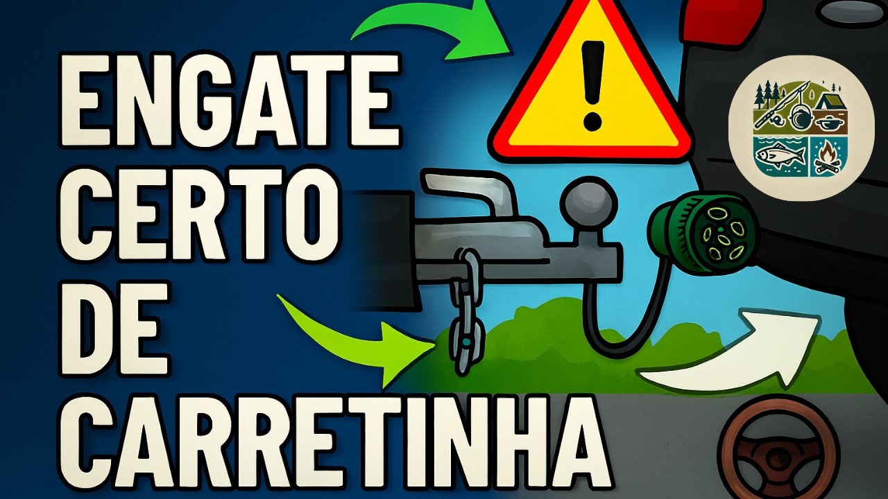 Como engatar carretinha ou reboque em carro do jeito certo GUIA DEFINITIVO
