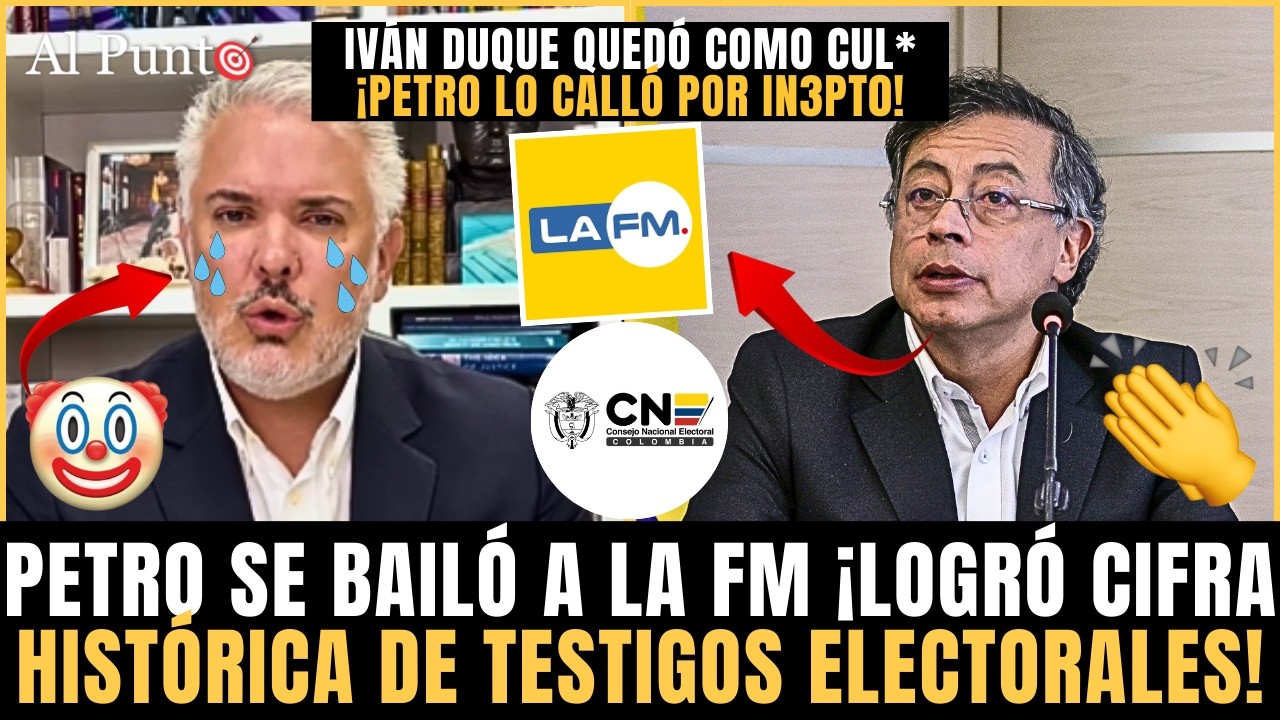 ¡Petro LOGRÓ CIFRA HISTÓRICA de Testigos Electorales! La FM se TRAGÓ tremenda CIFRA ¡SUFREN!
