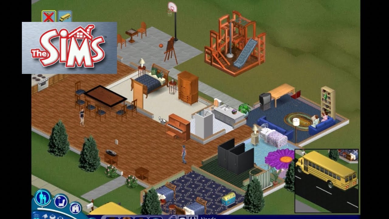 The Sims 1 Long Play | Family of 5 surviving on one income | Can we keep everyone happy?