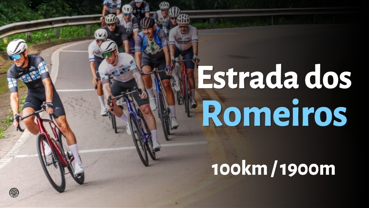 Conheça a Estrada dos Romeiros | Treino Ciclismo Duríssimo com 100km e 1.900m