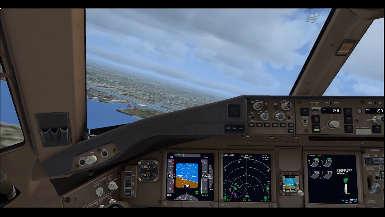 RJTT Haneda VOR16L Circle to Land