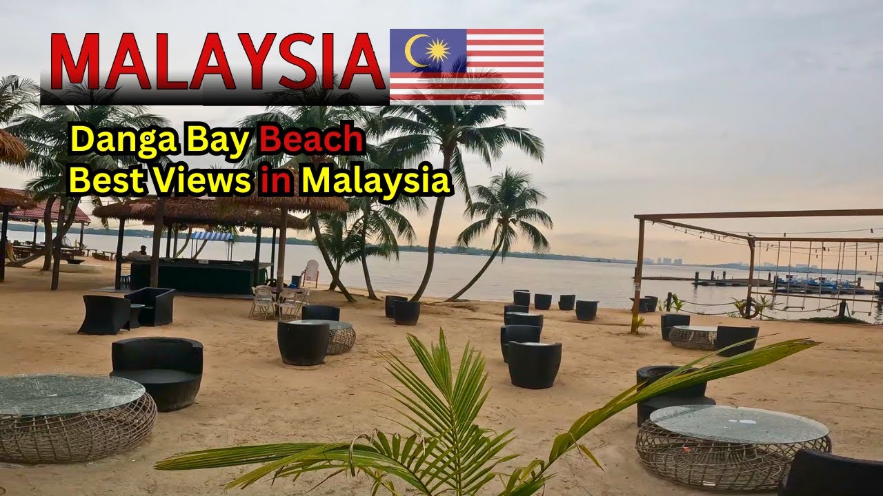 a bautiful beach of malaysia the danga bay beach | DANGA BAY | recommended tourist spot in malaysia
