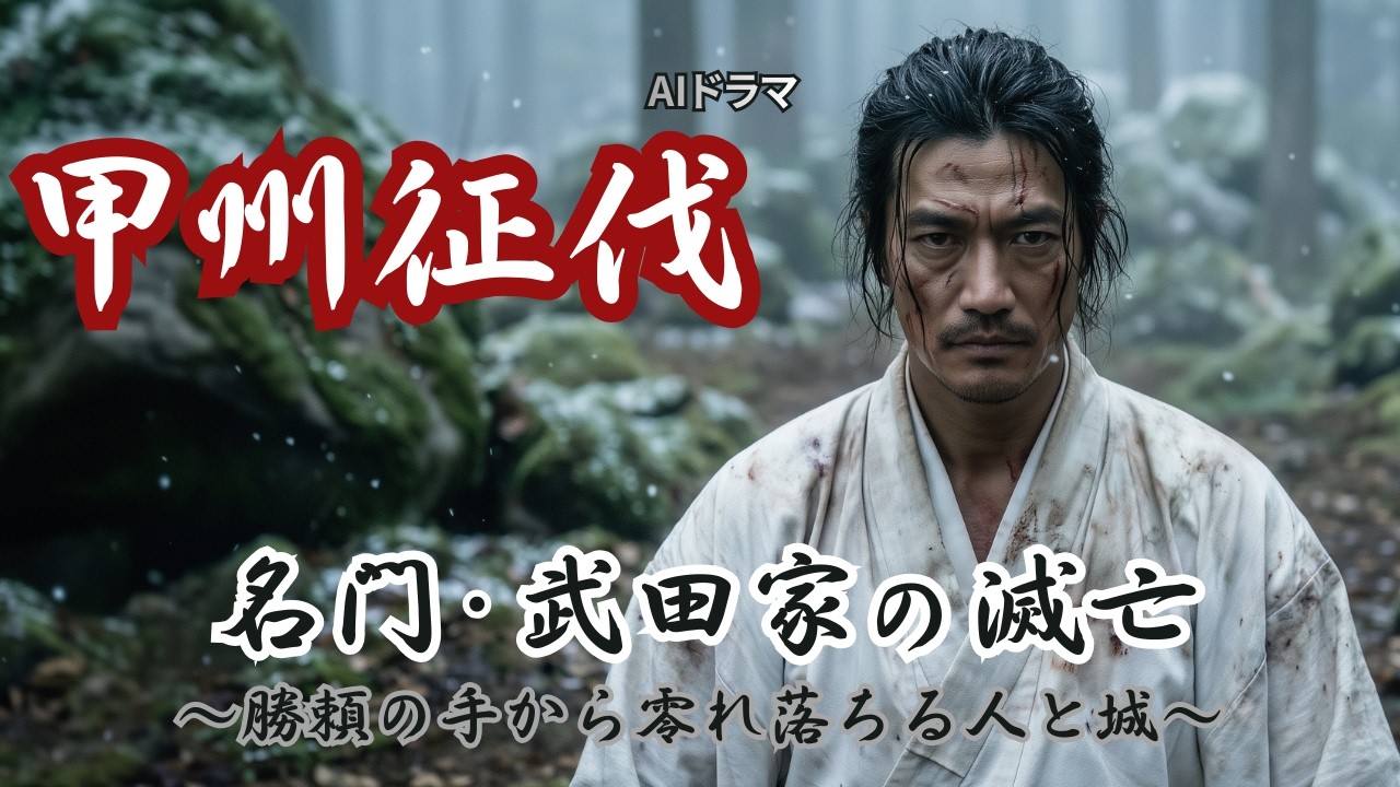 『織田信長 vs 武田勝頼』仕掛けられた罠と、内から崩れた名門｜甲州征伐【AIドラマ】