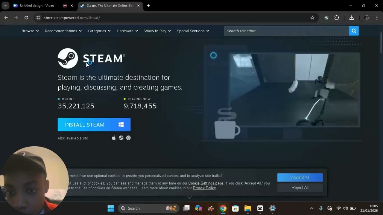 Как установить Steam