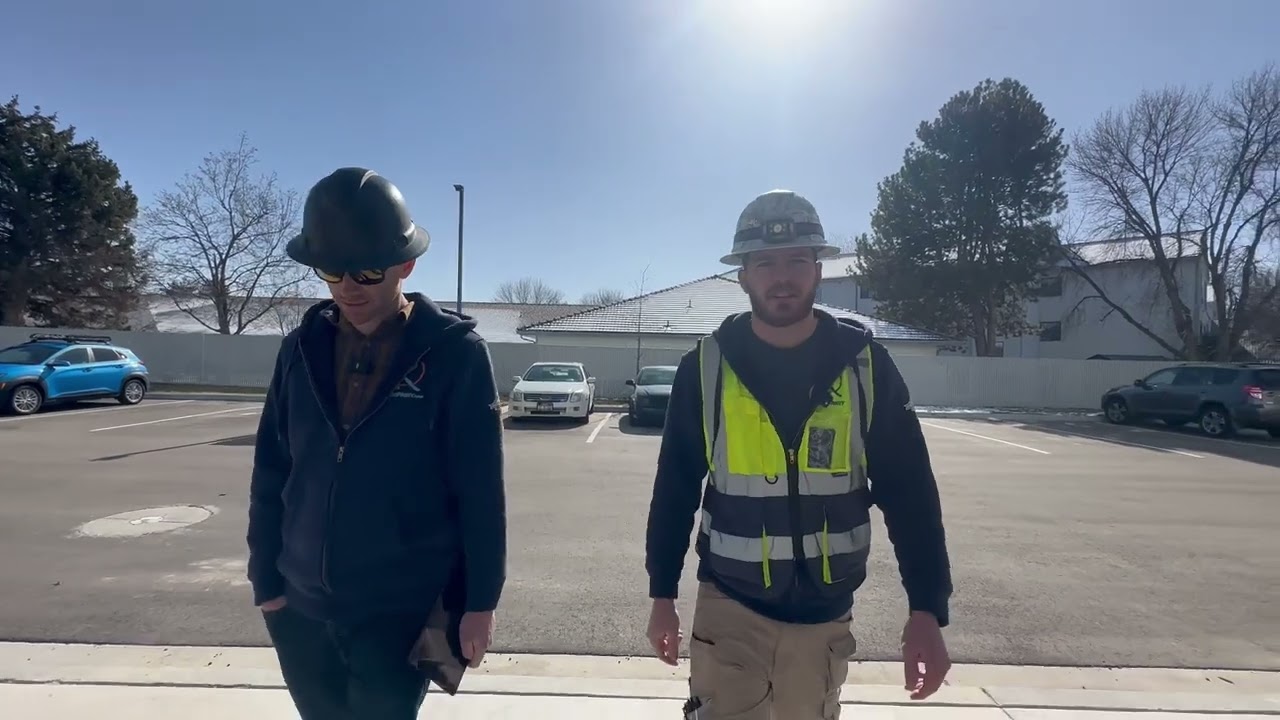 Painting an apartment complex