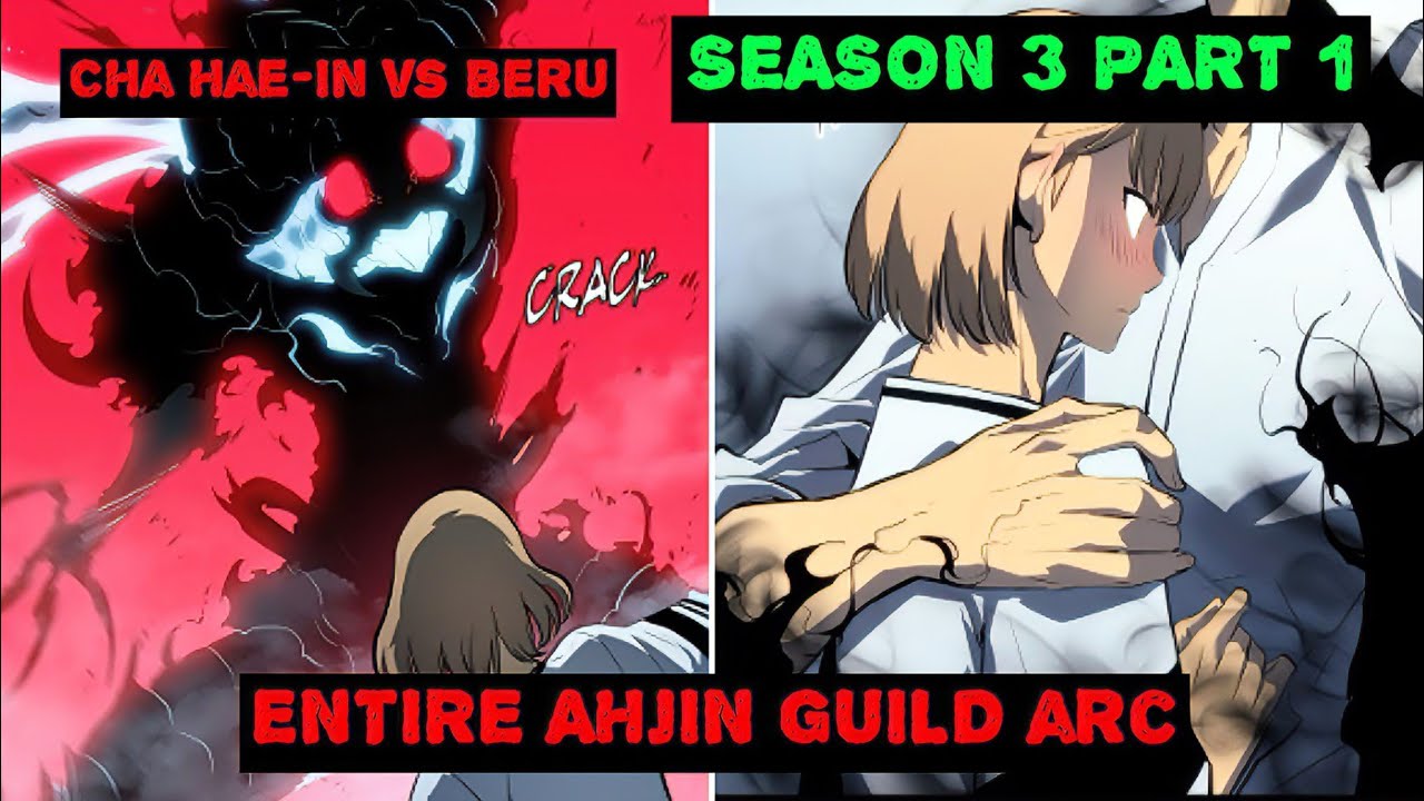 Solo Leveling Season 3 Part 1 Entire Ahjin Guild Under 73 Minutes (Manhwa Version)