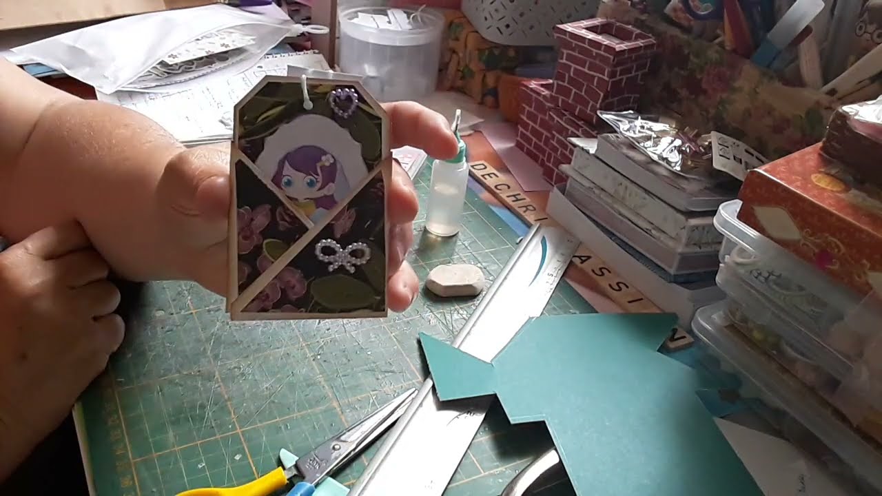 Tuto le tea tag ! un format de rubicascrap ! que j'aime beaucoup !