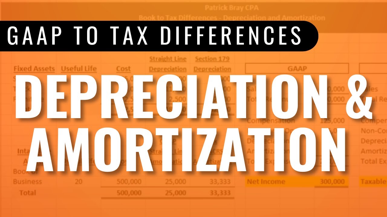 What's the Difference Between GAAP and Tax Depreciation Methods