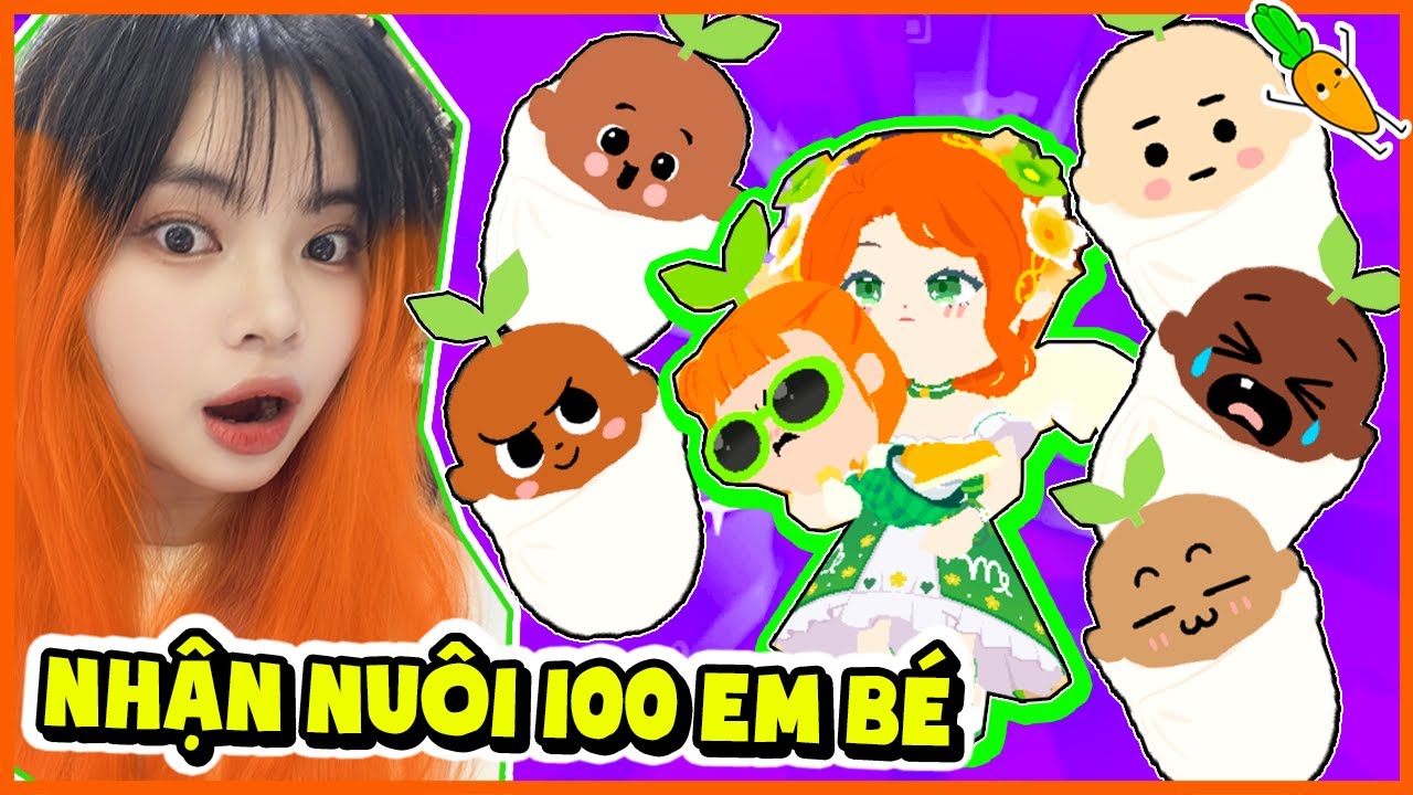 KAMUI THỬ THÁCH NHẬN NUÔI 100 EM BÉ TRONG PLAY TOGETHER