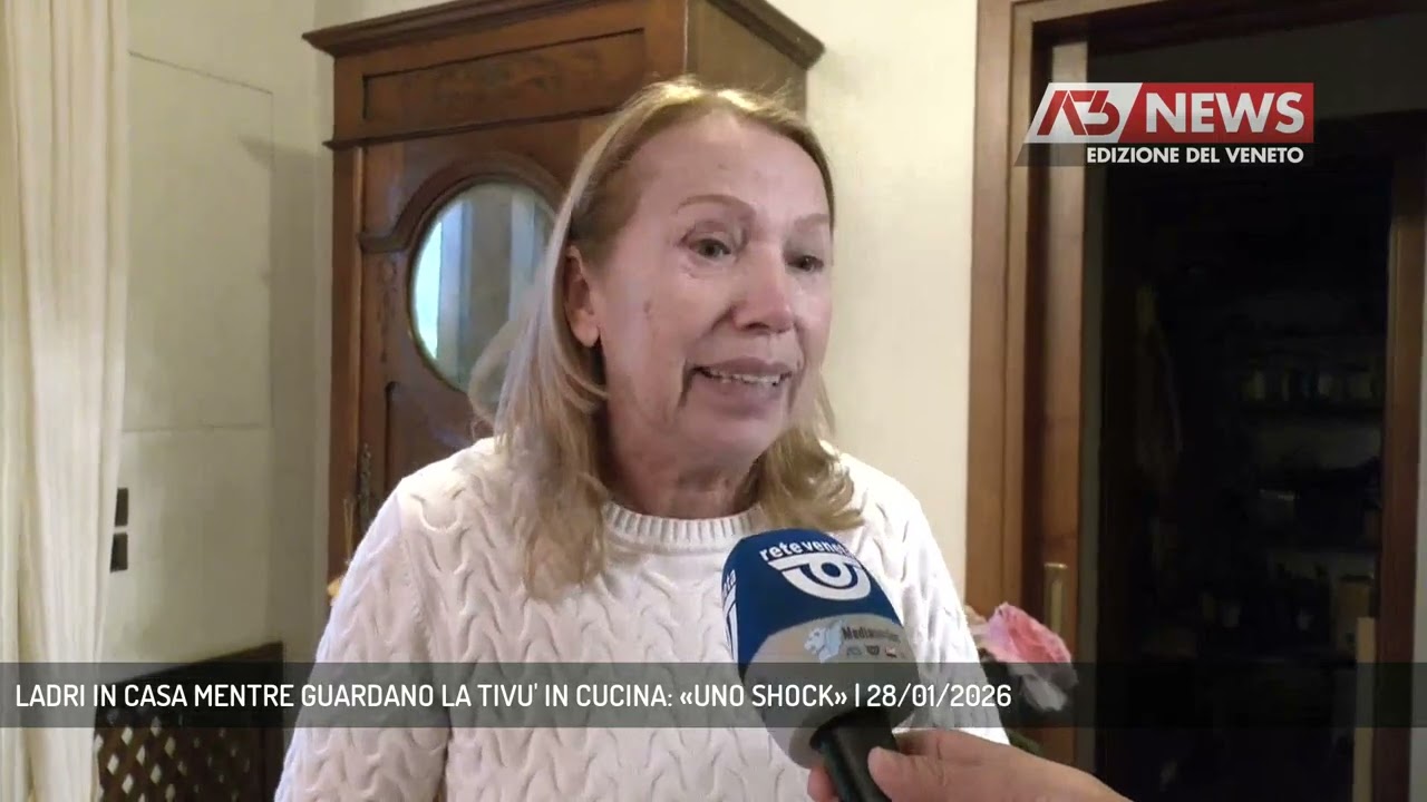 LADRI IN CASA MENTRE GUARDANO LA TIVU' IN CUCINA: «UNO SHOCK» | 28/01/2026
