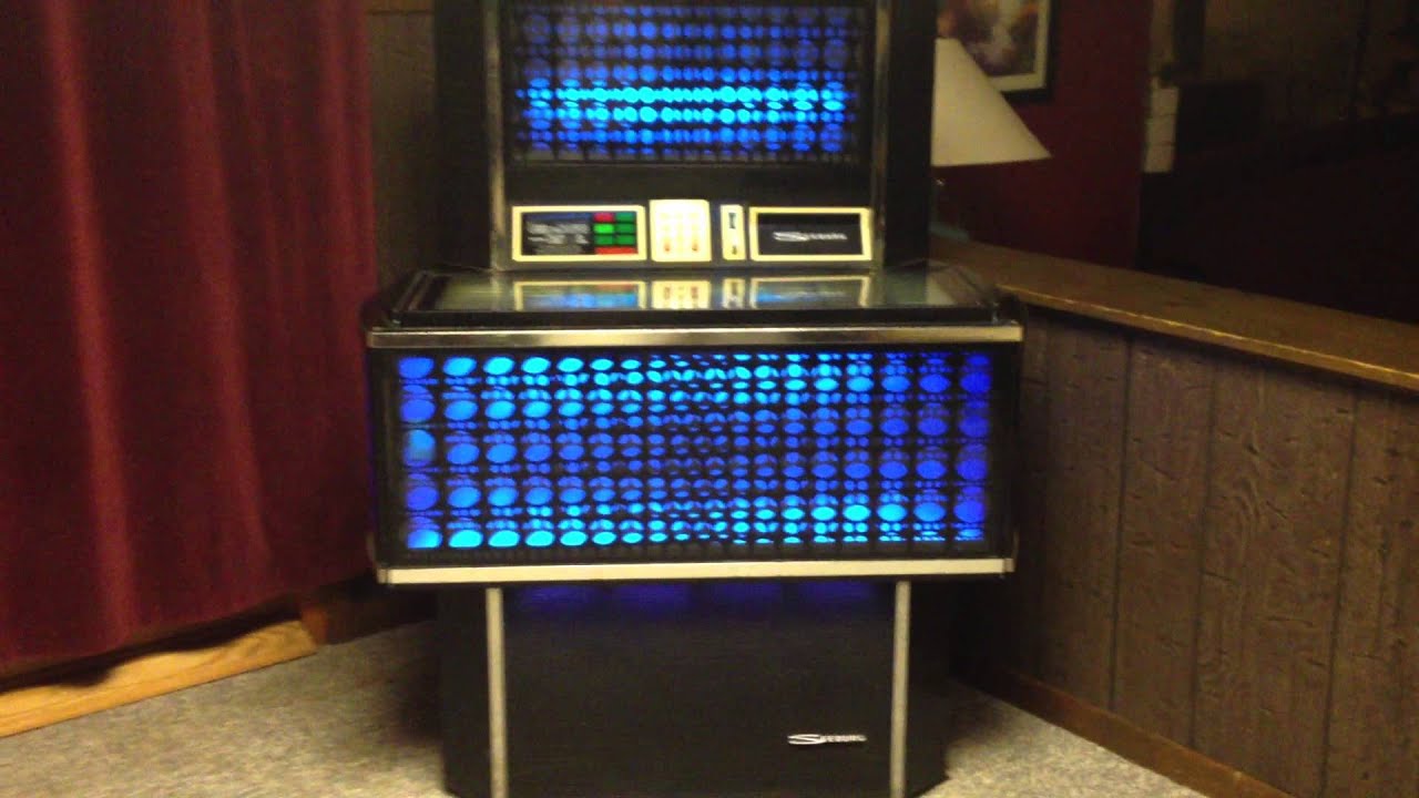 Seeburg Olympian SPS160 Jukebox 1972 in blue