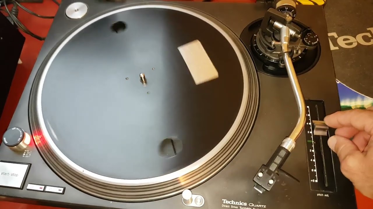 Technics SL 1210 MK2 pitch control működése