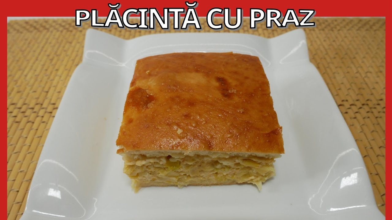 🥧 Plăcintă cu brânză și praz – Deliciu rumen și aromat