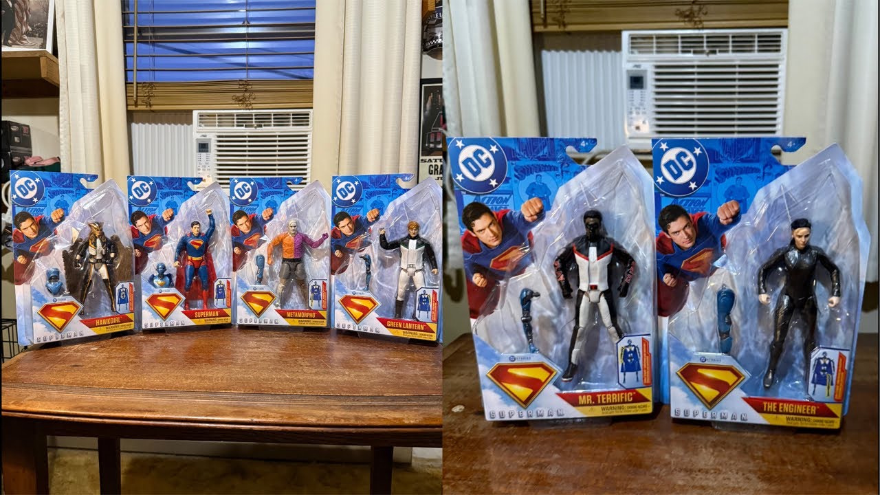 Superman Build A Figure Action Figures Unboxing & Review “Build the Team. Own the Legacy.”
