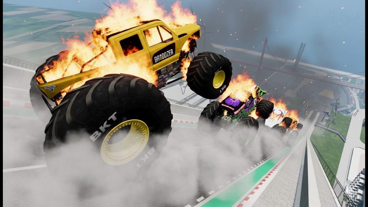 LIVE 0161 | Random Car - Epic Car Jumps & Crashes - BeamNG.Drive