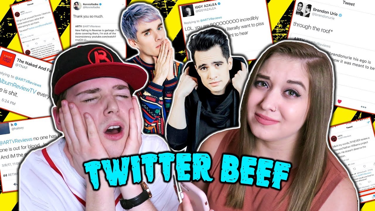 ARTV REACTS TO HIS TWITTER BEEF (BRENDON URIE, HALSEY, AWSTEN KNIGHT & MORE)