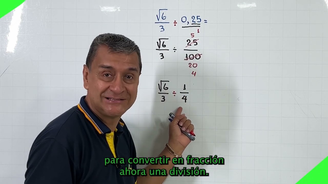 División de números reales.