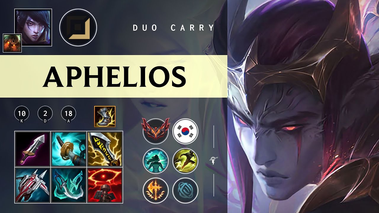 Aphelios ADC vs Aurelion Sol - KR Grandmaster Patch 26.01