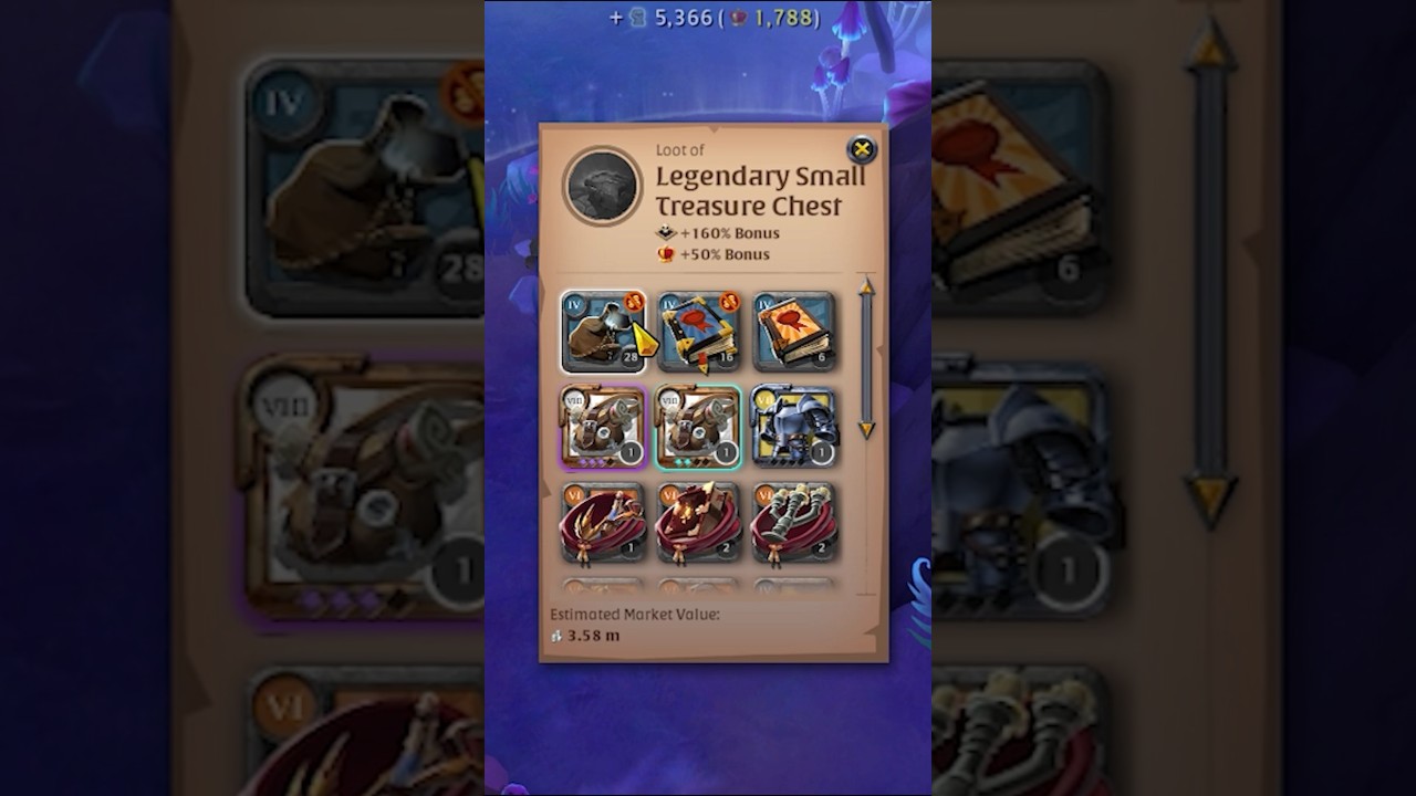 🔥 INSANE MISTS CHESTS 🔥 #albiononline #goldstein #short