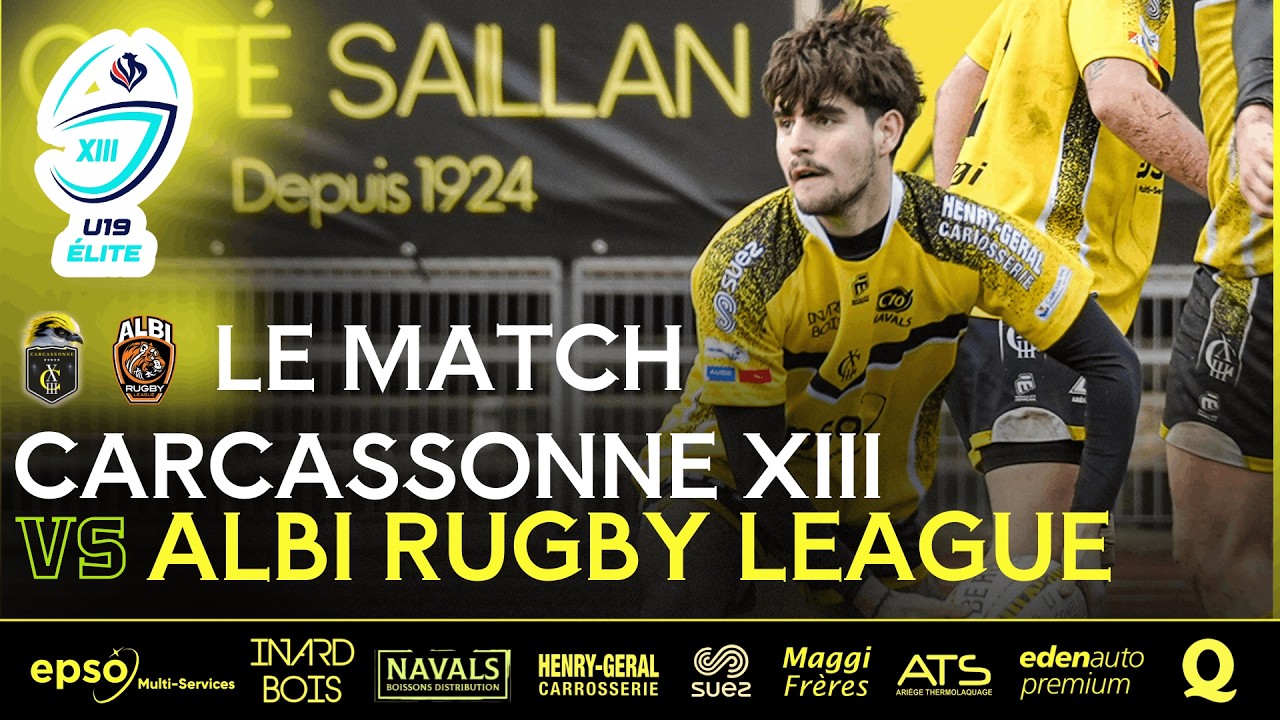 U19 ELITE REPLAY J16 Carcassonne XIII VS ‪@albirugbyleaguexiii ‬
