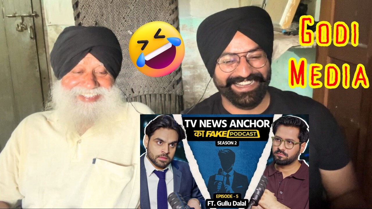 Fake Podcast with TV News Anchor - Gullu Dalal | Satish Ray | Reaction Video