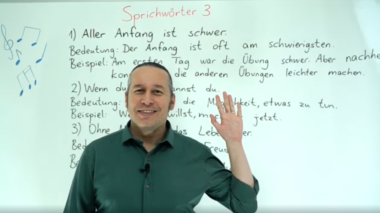 Almanca Atasözleri - Deutsche Sprichwörter - Ders 3