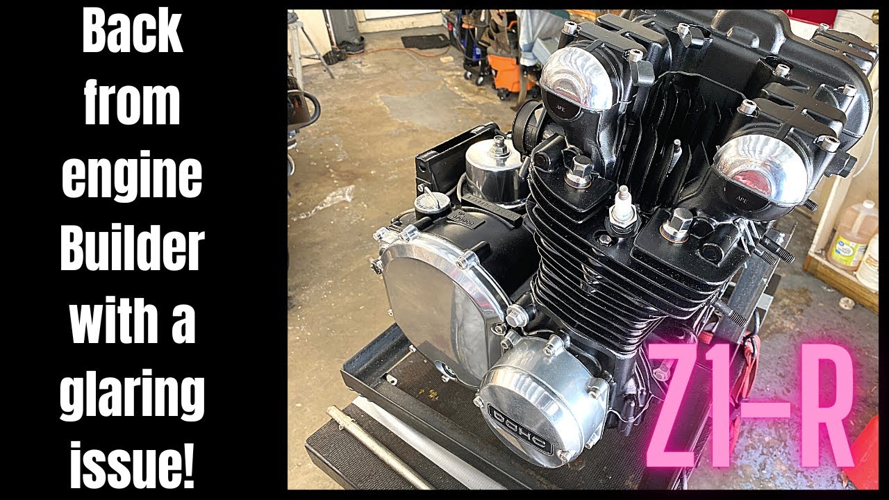 1978 Z1-R Engine back from builder WITH ONE GLARING ISSUE! Video #9