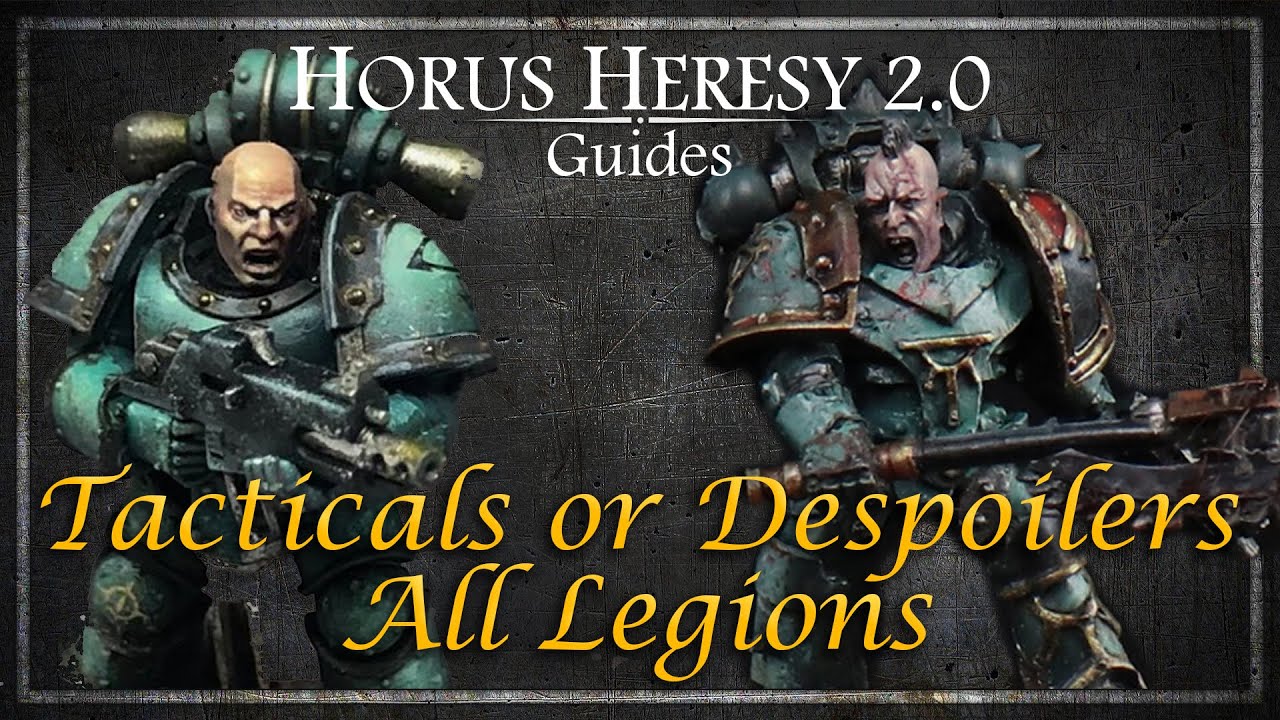 Tactical Marines Vs Despoilers - Horus Heresy 2.0 - Age Of Darkness