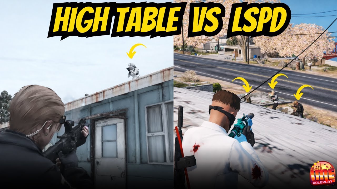 BARICADE LSPD VS HIGH TABLE ⁉️PALETO BANK‼️#imeroleplay #imerp #imepolice