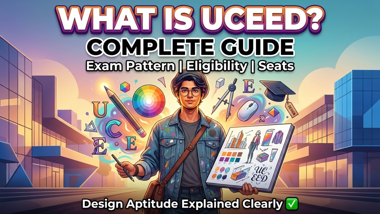 What Is UCEED? Complete Guide: Exam Pattern, Eligibility, Seats & Design Aptitude Explained #uceed