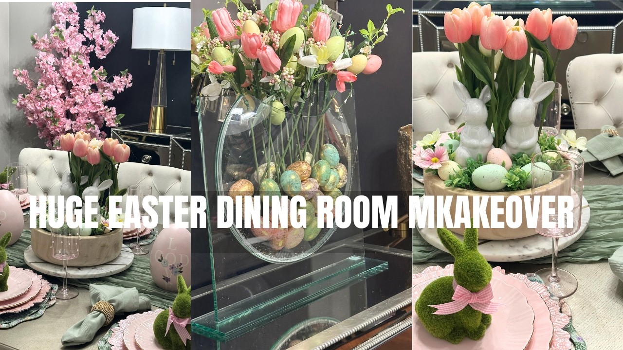 Easter Dining Room Decor 2026 | Elegant Spring Tablescape & Home Refresh