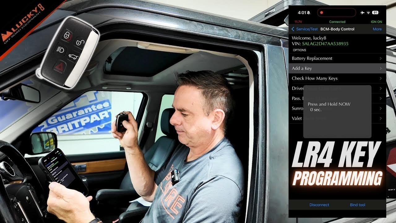 Как запрограммировать новый ключ для вашего Land Rover LR4 | Пошаговое руководство от Lucky8