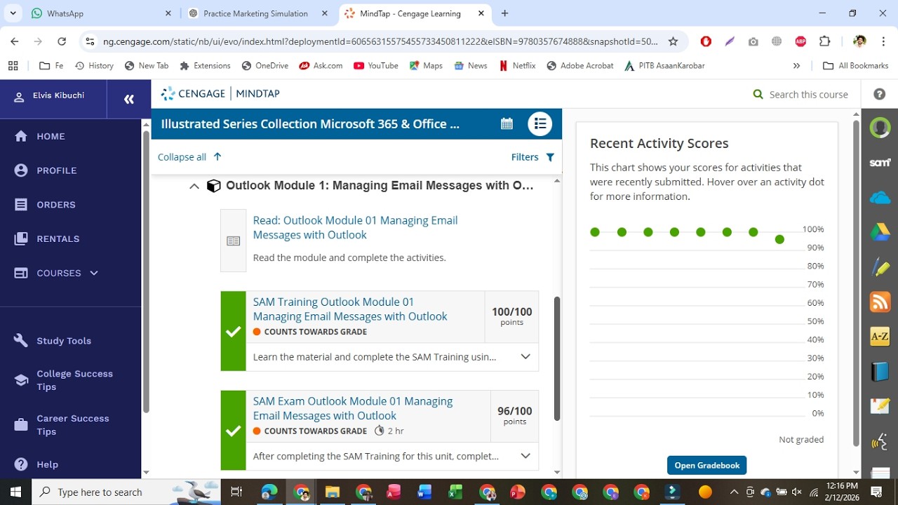 SAM Exam Word Module 01 Creating Documents with Word | CENGAGE SAM | Word Module Exam | BSTECH 120