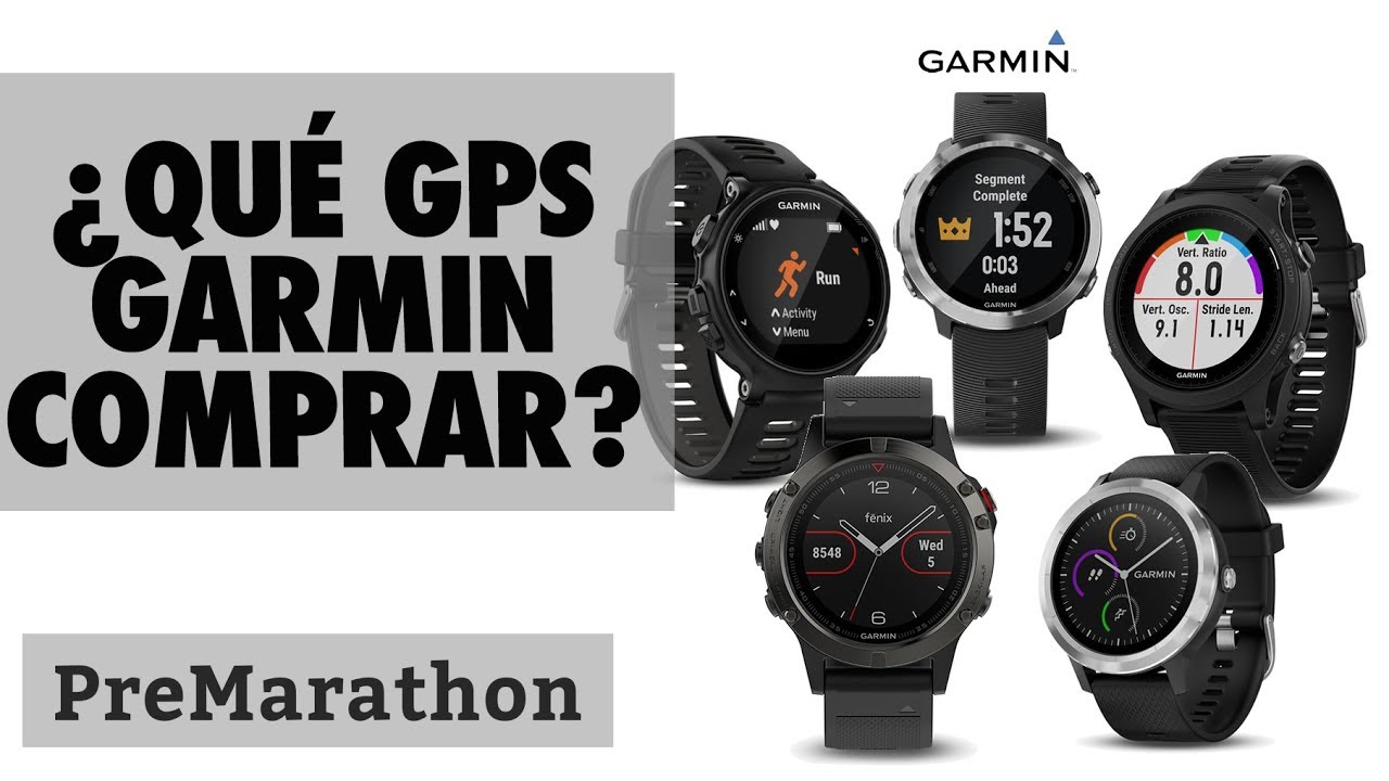 ¿Qué reloj gps garmin comprar? [ed. 2018] Forerunner, Vivoactive o Fenix.
