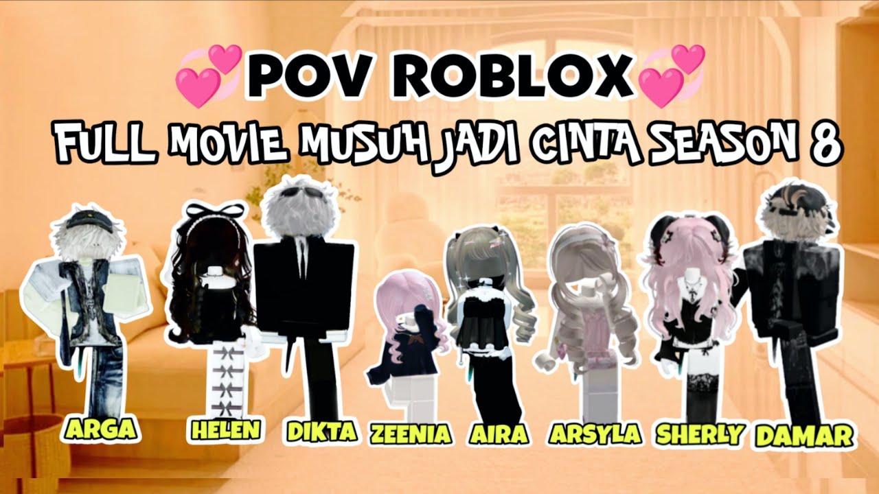 MUSUH JADI CINTA SEASON 8 FULL MOVIE | POV ROBLOX #naurapov #percakapanroblox #pov  #musuhjadicinta