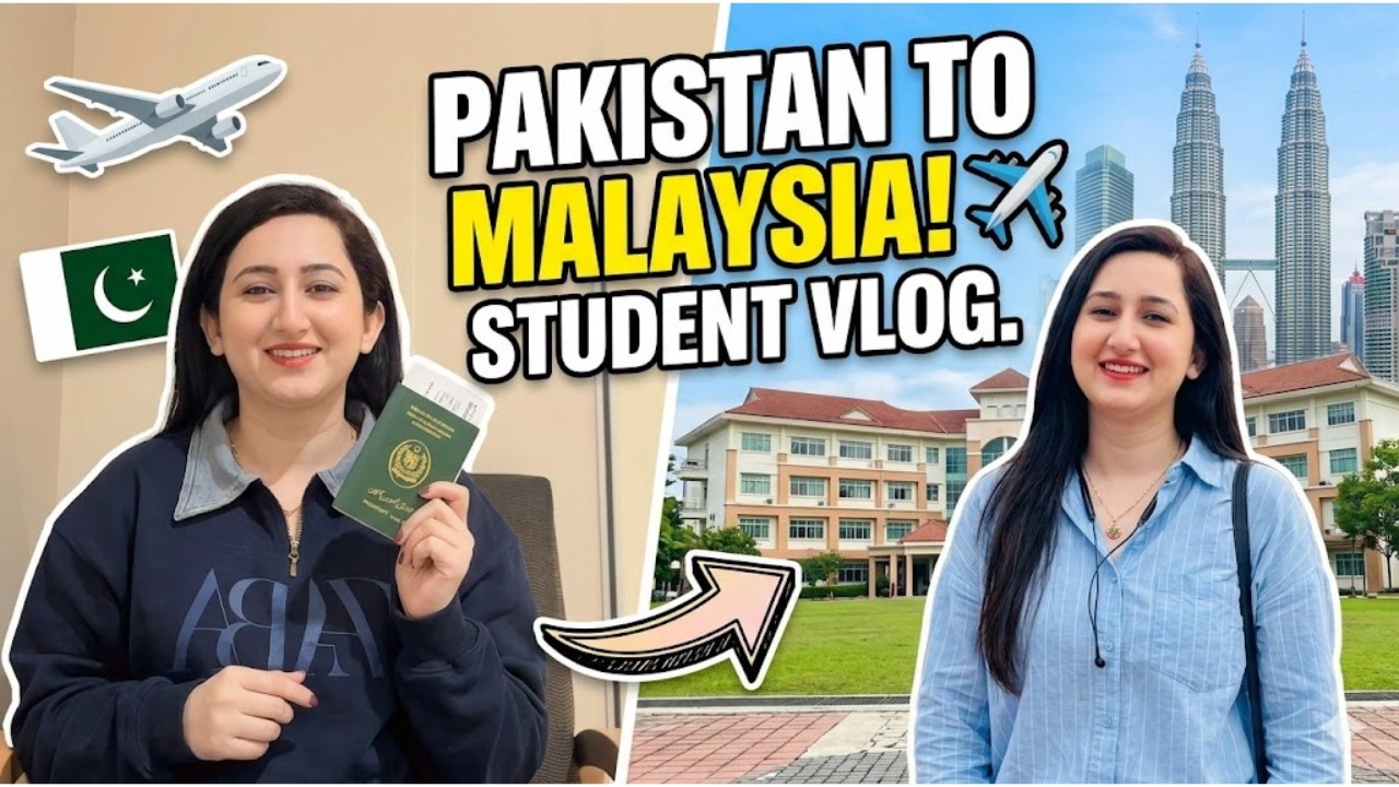 Pakistan to Malaysia Journey 🇵🇰➡️🇲🇾 | Flight Experience + Travel Tips 