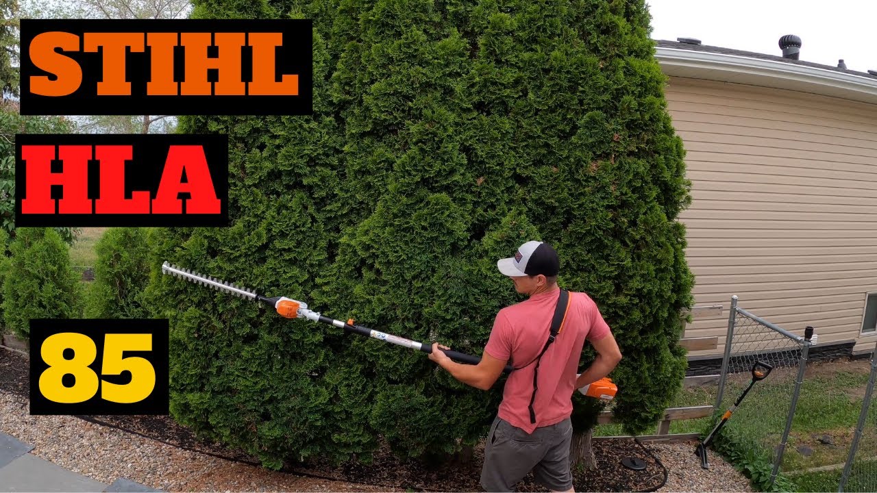 STIHL HLA 85 Pole Hedge Trimmers!!!
