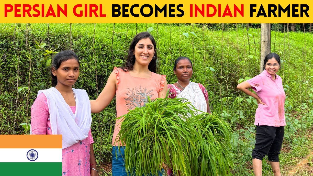 Persian Girl Becomes Indian Farmer | Indian Persian Couple | Goa Vlogs