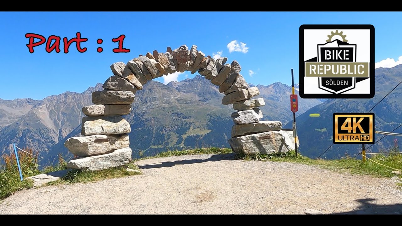 Austria  SöLDEN 4K DOWNHILL  2.174 mt  with KTM e-bikes ,first time, part:1