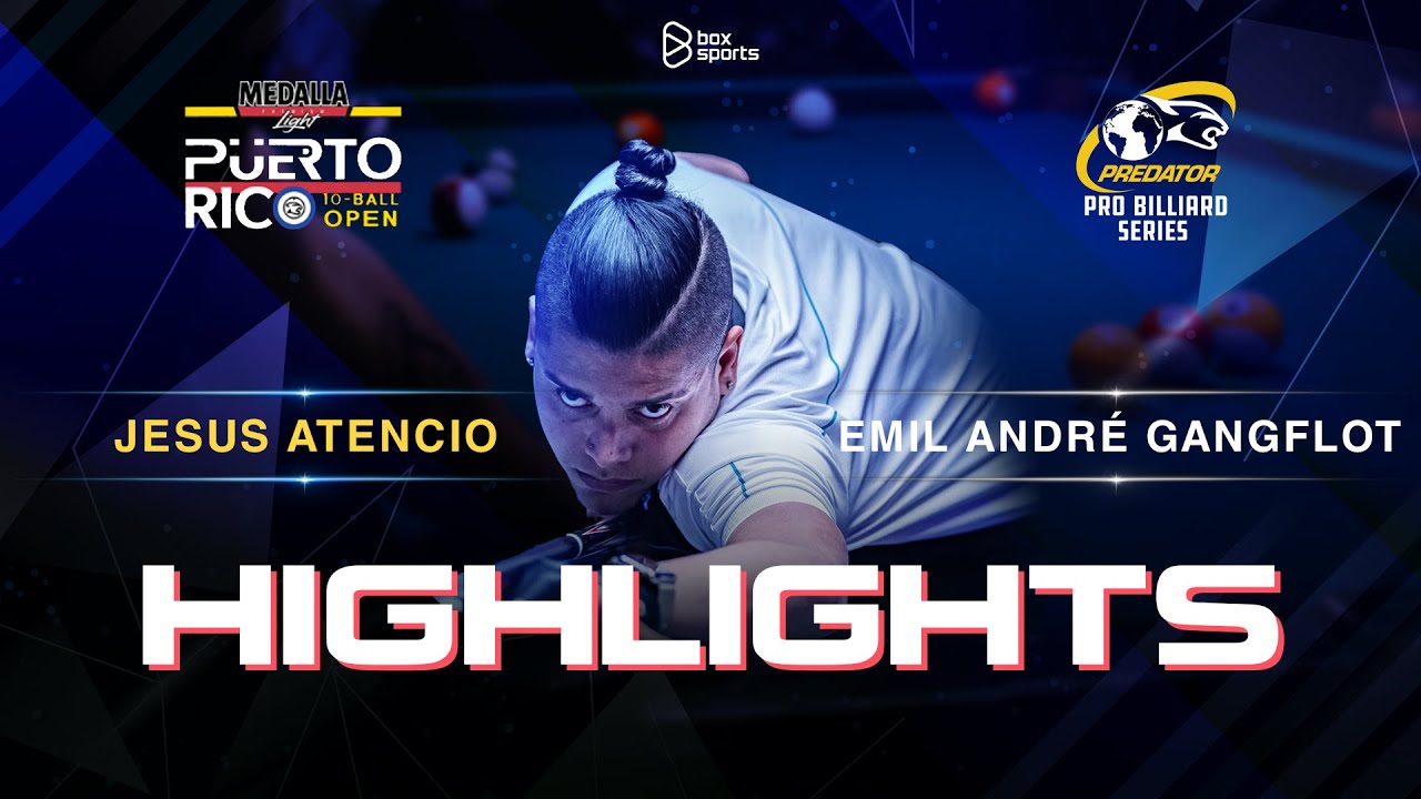 HIGHLIGHTS | Jesus Atencio vs Emil Andr&eacute; Gangflot | Puerto Rico Men's Open 2023 | Nh&aacute;nh Thua V&ograve;ng 2