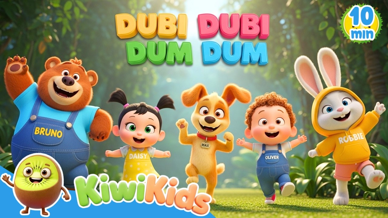 Dubi Dubi Dum Dum 🎶 VIRAL Kids Dance 10 Minutes | Boom Boom Cha Cha & Dance Song for Children