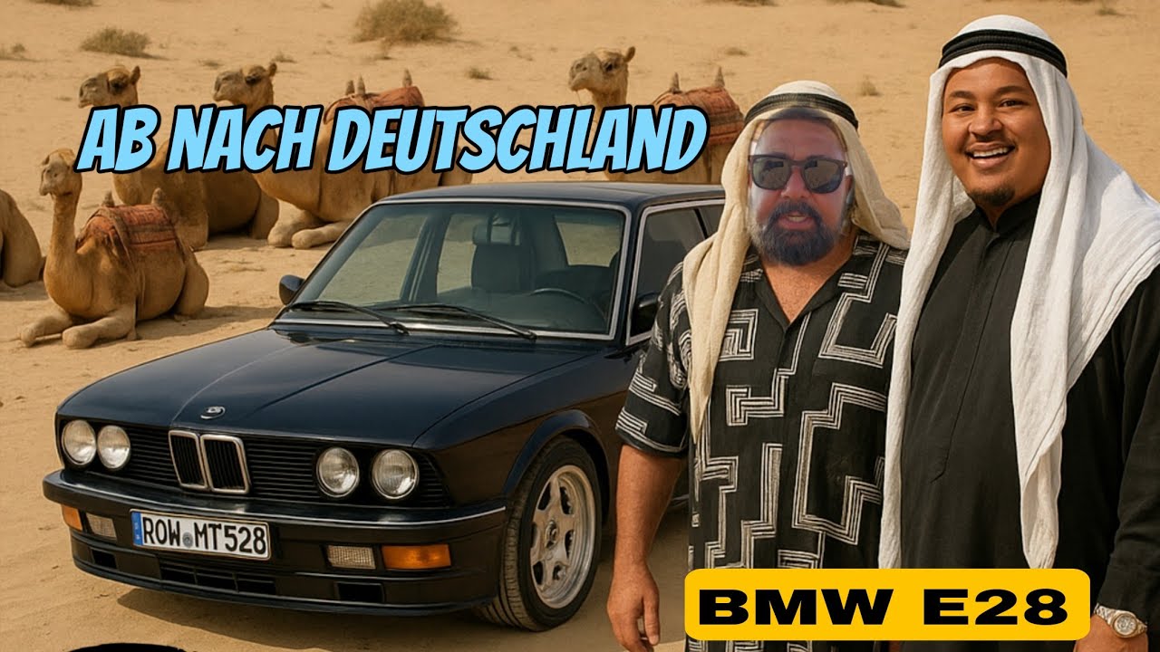 Der BMW E28 muss wieder nach Deutschland.Sonst wird er Beschlagnahmt. Marokko 