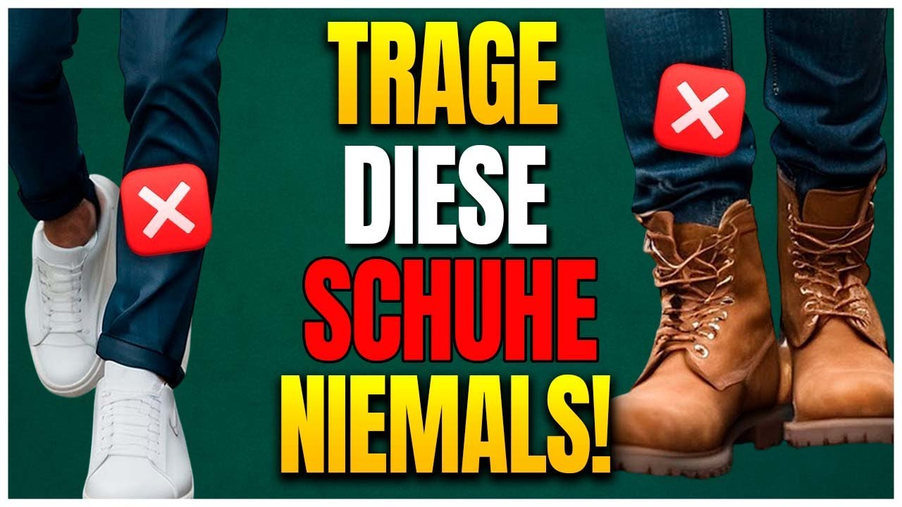 8 Schuhe, die kein Mann über 40 tragen sollte! | Habe Stil, aber keinen Nachlässigkeit