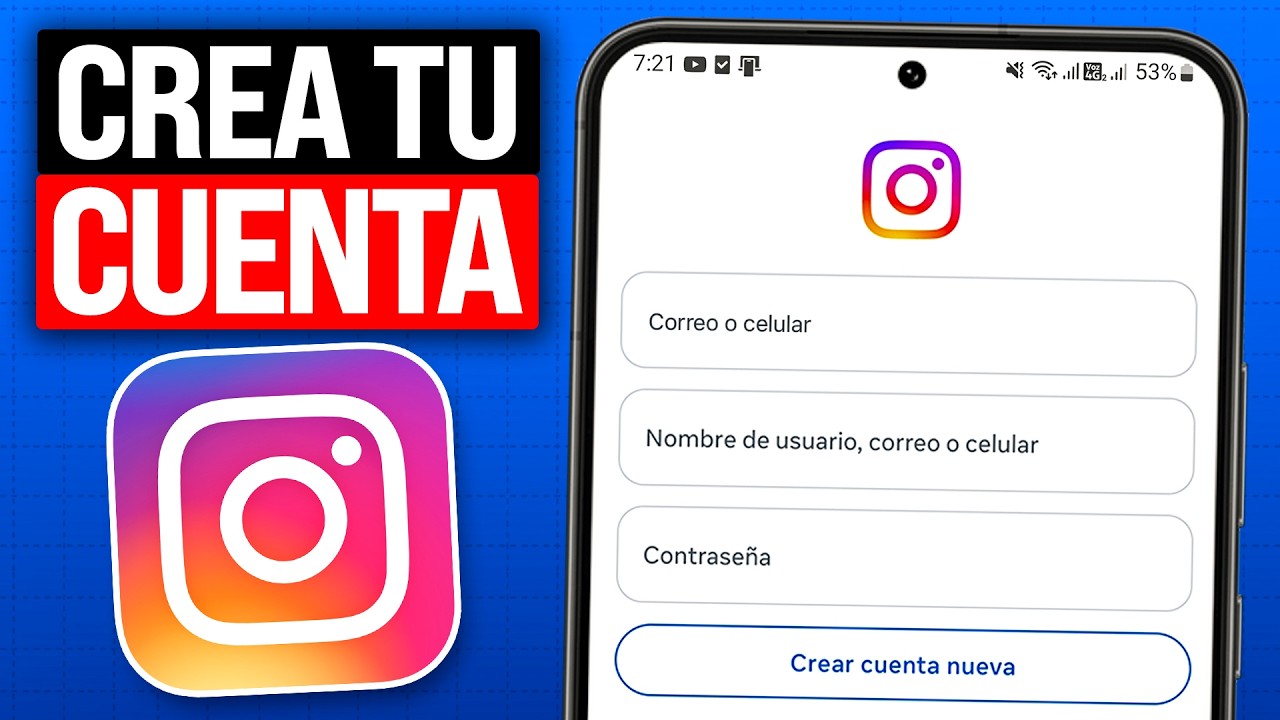 Cómo CREAR una CUENTA de INSTAGRAM (2026) Crear NUEVO PERFIL de INSTAGRAM ✅