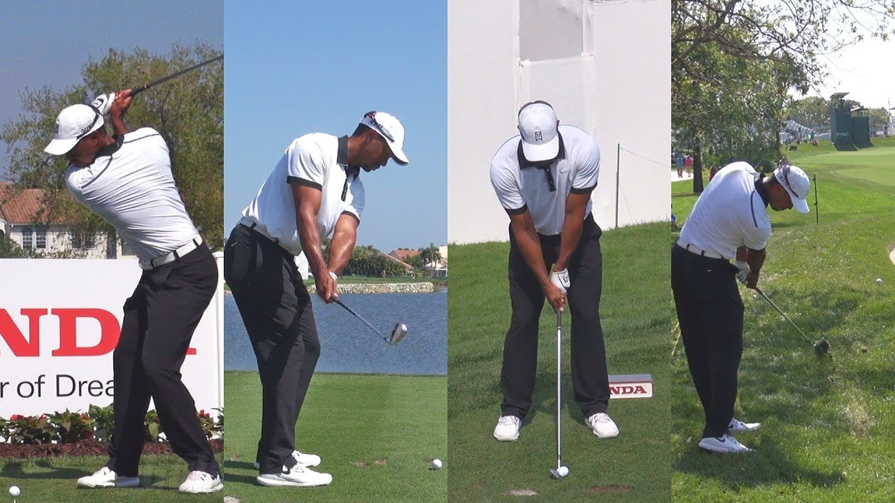 TIGER WOODS 2014 HONDA PGA NATIONAL GOLF COURSE - PRO AM SWING FOOTAGE 1080p HD