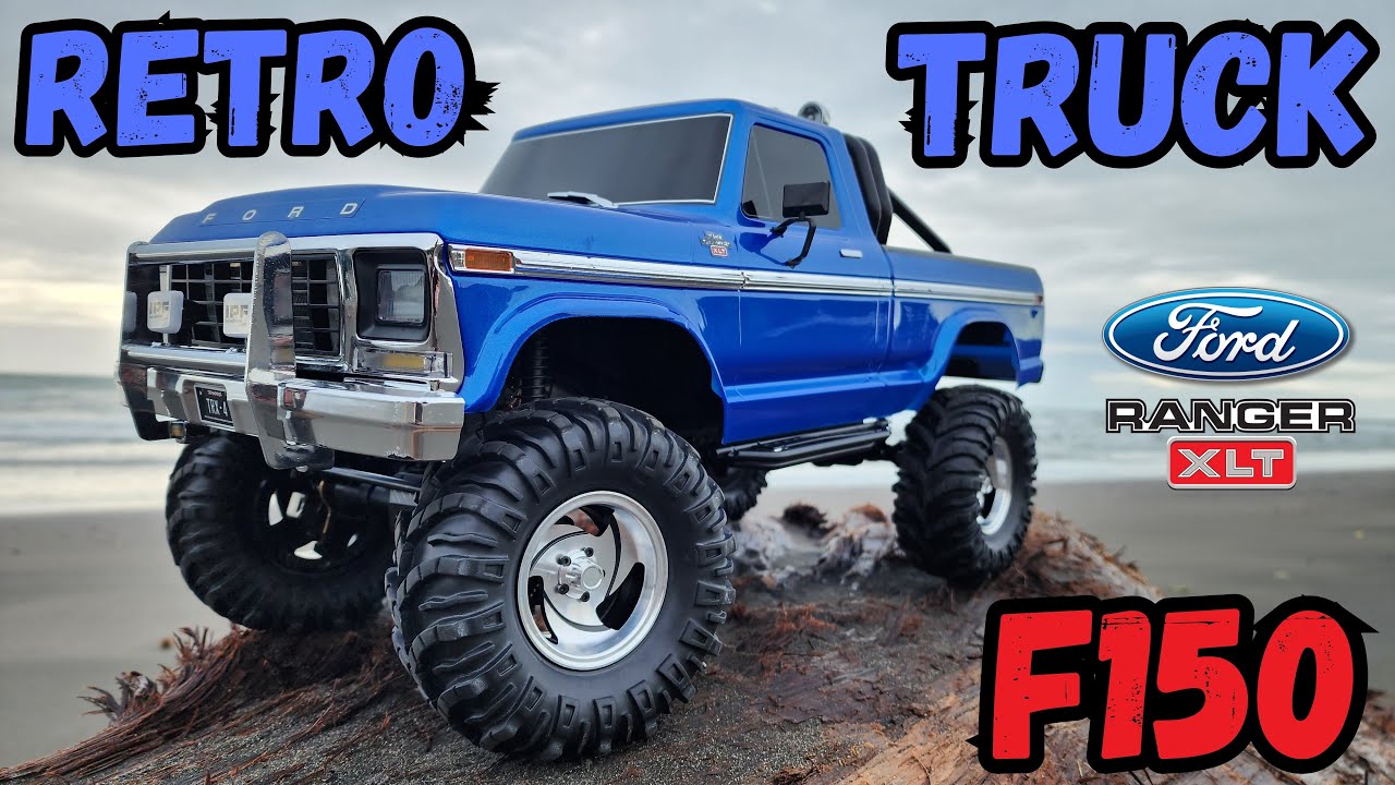 TRX4 Ford Ranger XLT F150 High Trial Edition - Fully Upgraded - Retro Style!